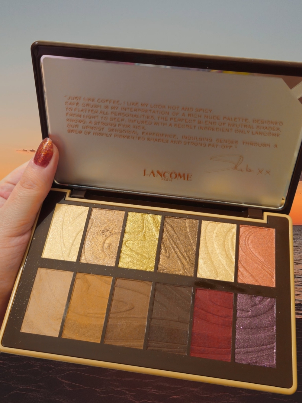 Lancome Idole Cafe Crush Eyeshadow Palette - Warm Neutrals & Shimmers
